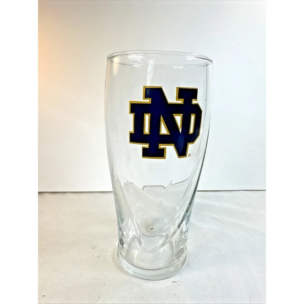Guinness Notre Dame 20 Ounce Pint Glass Rare Specialty Beer Glass Man Cave Irish